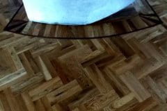 Half Moon with Oak Mosaic Parquet flooring Half Moon with Oak Mosaic Parquet flooring