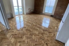 Solid Parquet Flooring - Antique Oak Herringbone Solid Parquet Flooring - Antique Oak Herringbone