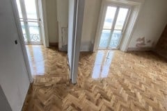 Solid Parquet Flooring - Antique Oak Herringbone Solid Parquet Flooring - Antique Oak Herringbone