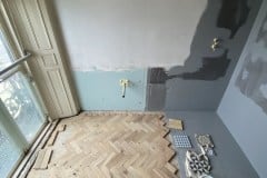Solid Parquet Flooring - Antique Oak Herringbone Solid Parquet Flooring - Antique Oak Herringbone