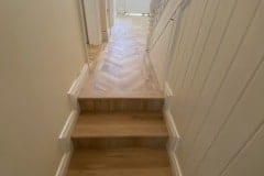 Solid Tradition Parquet Flooring with Solid Oak Steps Solid Tradition Parquet Flooring with Solid Oak Steps
