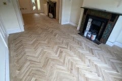 Solid Tradition Parquet Flooring with Solid Oak Steps Solid Tradition Parquet Flooring with Solid Oak Steps
