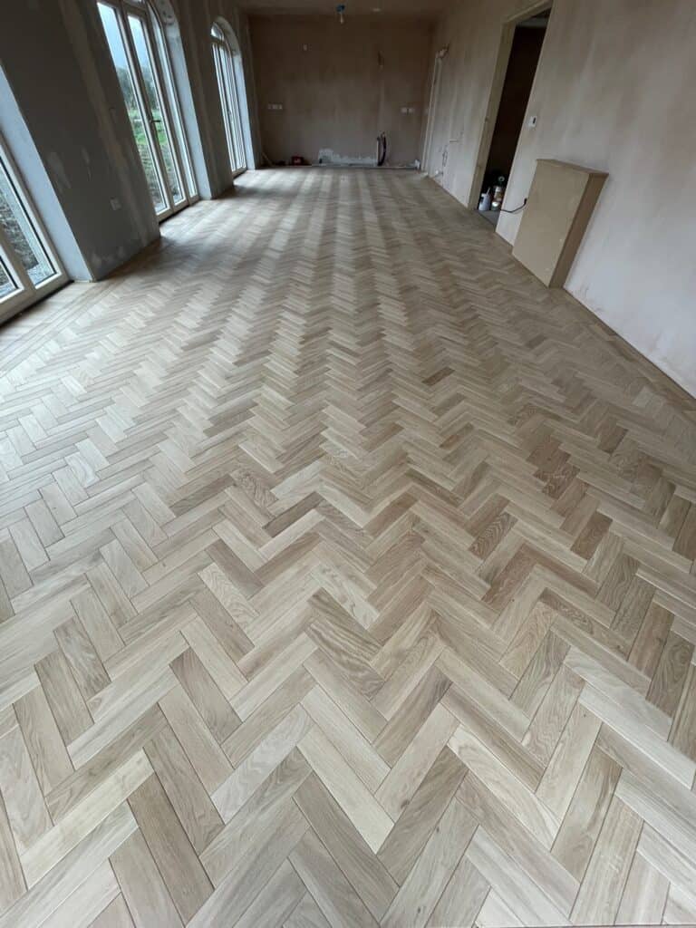 Parquet Flooring - Glue Installation