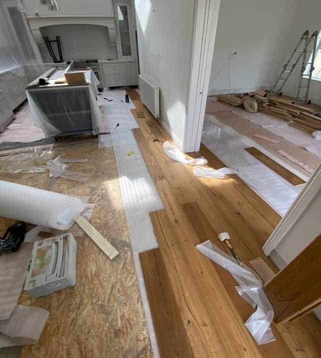 Parquet Flooring - Floating Installation